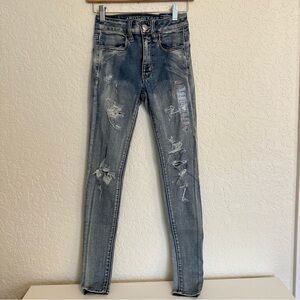 NWT American eagle hi rise distressed jeggings skinny jeans